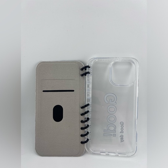 White and Black IPhone 16 pro max Case with Text Design - Picture 7 of 8